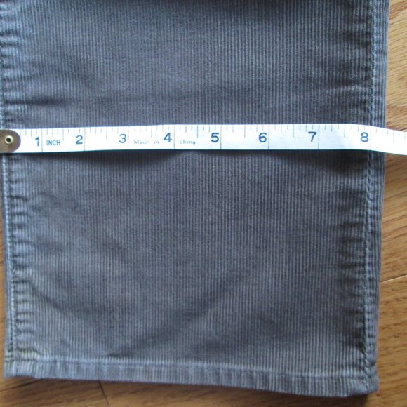 Pre Owned Men's Gap Corduroy Jeans Standard Fit Tan Size 30/30 - Picture 5 of 6
